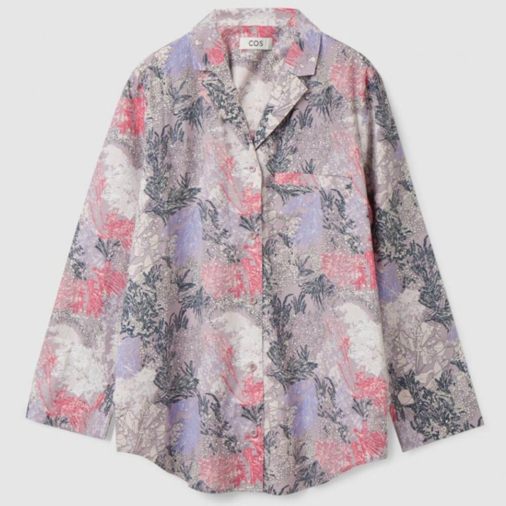 COS 100% Cotton Lilac Shirt